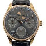 インターナショナルウォッチカンパニー IWC ポルトキーゼ パーペチュアルカレンダー IW503404 グレー ピンクゴールド 自動巻き メンズ 腕時計