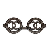 シャネル CHANEL ココマークサングラスブローチ シルバー メタル/ラインストーン アクセサリー