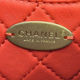シャネル CHANEL フラップコインパース付ショルダーバッグ AS1094 28番台 レッド ゴールド金具 カーフスキン レディース ショルダーバッグ
