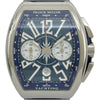 フランク・ミュラー FRANCK MULLER ヴァンガード クロノグラフ V45CCDT ブルー ステンレススチール 自動巻き メンズ 腕時計