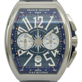 フランク・ミュラー FRANCK MULLER ヴァンガード クロノグラフ V45CCDT ブルー ステンレススチール 自動巻き メンズ 腕時計