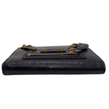 バレンシアガ BALENCIAGA 285374 ブラック ゴールド金具 レザー ユニセックス カードケース