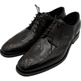 プラダ PRADA ウィングチップ レザードレスシューズ ボルドー レザー メンズ ドレスシューズ