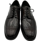 プラダ PRADA ウィングチップ レザードレスシューズ ボルドー レザー メンズ ドレスシューズ