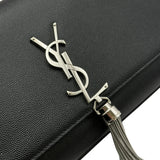 YVES SAINT LAURENT ケイトチェーンショルダーバッグ 354119 ブラック/シルバー金具 レザー レディース ショルダーバッグ