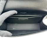 YVES SAINT LAURENT ケイトチェーンショルダーバッグ 354119 ブラック/シルバー金具 レザー レディース ショルダーバッグ