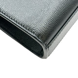 YVES SAINT LAURENT ケイトチェーンショルダーバッグ 354119 ブラック/シルバー金具 レザー レディース ショルダーバッグ