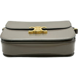 セリーヌ CELINE クラシックトリオンフショルダーバッグ 187363 パブル/ゴールド金具 カーフ レディース ショルダーバッグ