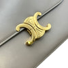 セリーヌ CELINE クラシックトリオンフショルダーバッグ 187363 パブル/ゴールド金具 カーフ レディース ショルダーバッグ