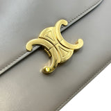 セリーヌ CELINE クラシックトリオンフショルダーバッグ 187363 パブル/ゴールド金具 カーフ レディース ショルダーバッグ