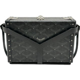 ゴヤール GOYARD ミノディエールトランクバッグ ブラック コーティングキャンバス ユニセックス ショルダーバッグ