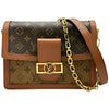 ルイ・ヴィトン LOUIS VUITTON ドーフィーヌMM M44391 ブラウン モノグラム・リバース レディース ショルダーバッグ