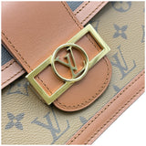 ルイ・ヴィトン LOUIS VUITTON ドーフィーヌMM M44391 ブラウン モノグラム・リバース レディース ショルダーバッグ