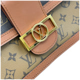 ルイ・ヴィトン LOUIS VUITTON ドーフィーヌMM M44391 ブラウン モノグラム・リバース レディース ショルダーバッグ