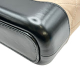 シャネル CHANEL ガブリエル スモール ホーボーバッグ A91810 25番台 ベージュ/ブラック/シルバー/ゴールド金具 エイジドカーフ レディース ショルダーバッグ