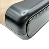 シャネル CHANEL ガブリエル スモール ホーボーバッグ A91810 25番台 ベージュ/ブラック/シルバー/ゴールド金具 エイジドカーフ レディース ショルダーバッグ