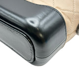 シャネル CHANEL ガブリエル スモール ホーボーバッグ A91810 25番台 ベージュ/ブラック/シルバー/ゴールド金具 エイジドカーフ レディース ショルダーバッグ