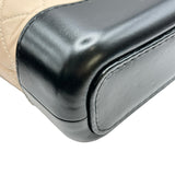 シャネル CHANEL ガブリエル スモール ホーボーバッグ A91810 25番台 ベージュ/ブラック/シルバー/ゴールド金具 エイジドカーフ レディース ショルダーバッグ