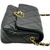 シャネル CHANEL マトラッセハートモチーフチェーンショルダー AS3986 ブラック/ゴールド金具 ラムスキン レディース ショルダーバッグ