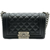 シャネル CHANEL ボーイシャネル20 A67085 ブラック/シルバー金具 キャビアスキン レディース ショルダーバッグ