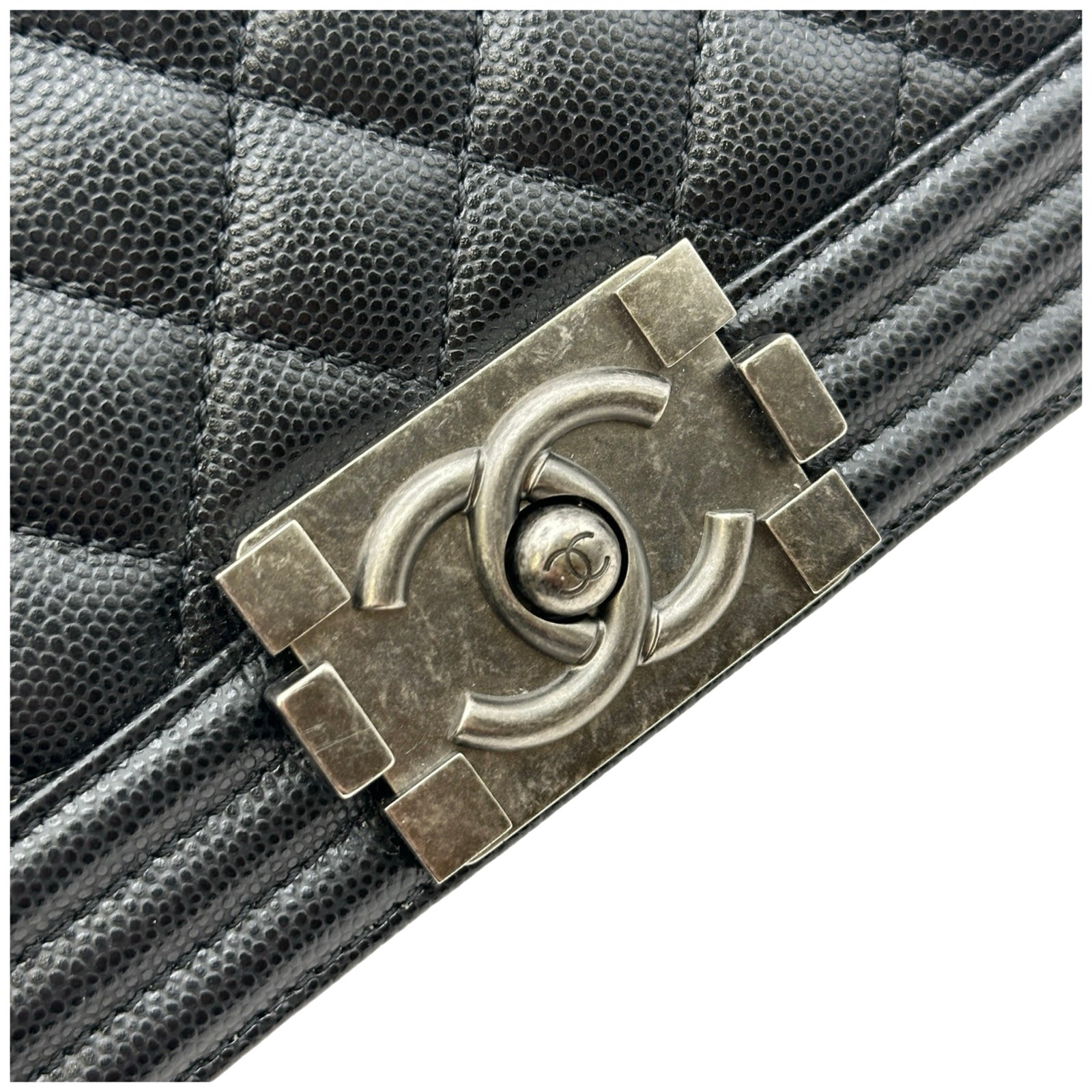 シャネル CHANEL ボーイシャネル20 A67085 ブラック/シルバー金具 キャビアスキン レディース ショルダーバッグ シャネル CHANEL ボーイシャネル20 A67085 ブラック シルバー金具