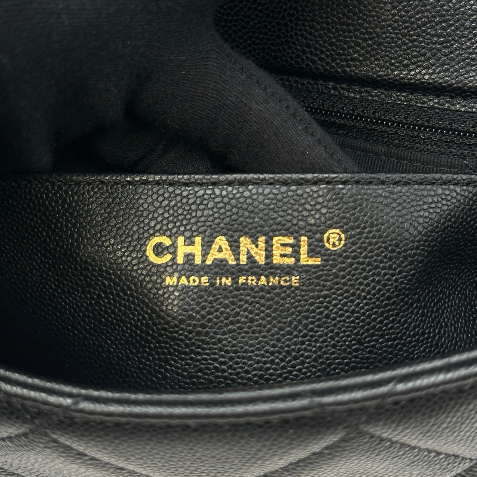 シャネル CHANEL ラージココマークチェーンショルダー ブラック/ゴールド金具 キャビアスキン レディース ショルダーバッグ シャネル CHANEL ラージココマークチェーンショルダー ブラック