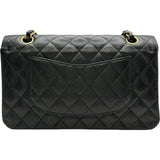 シャネル CHANEL マトラッセ25 A01112 16番台 ブラック/ゴールド金具 キャビアスキン レディース ショルダーバッグ