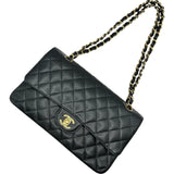 シャネル CHANEL マトラッセ25 A01112 16番台 ブラック/ゴールド金具 キャビアスキン レディース ショルダーバッグ