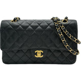 シャネル CHANEL マトラッセ25 A01112 16番台 ブラック/ゴールド金具 キャビアスキン レディース ショルダーバッグ
