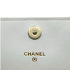 シャネル CHANEL フラップチェーンウォレット AP2952 ブラック/ホワイト/ゴールド金具 ラム レディース ウォレットチェーン