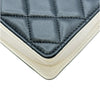 シャネル CHANEL フラップチェーンウォレット AP2952 ブラック/ホワイト/ゴールド金具 ラム レディース ウォレットチェーン