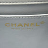 シャネル CHANEL ミニパールフラップバッグ AS4384 ライトグレー ゴールド金具 ラムスキン レディース ショルダーバッグ