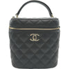 シャネル CHANEL マトラッセバニティケース AS2362 ブラック ゴールド金具 キャビアスキン レディース ショルダーバッグ