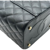 シャネル CHANEL マトラッセバニティケース AS2362 ブラック ゴールド金具 キャビアスキン レディース ショルダーバッグ