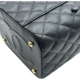 シャネル CHANEL マトラッセバニティケース AS2362 ブラック ゴールド金具 キャビアスキン レディース ショルダーバッグ