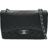 シャネル CHANEL デカマトラッセ30 A58600 15番台 ブラック シルバー金具 キャビアスキン レディース ショルダーバッグ