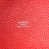 エルメス HERMES ピコタンロックPM A刻 ルージュトマト シルバー金具 トリヨン レディース ハンドバッグ