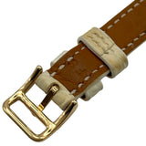 エルメス HERMES ナンタケット PM29mm W049575WW00(NA2170) ホワイトシェル ピンクゴールド クオーツ レディース 腕時計