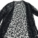 シャネル CHANEL 総ロゴレースカーディガン＆キャミソール＆スカートセット P12215 ブラック コットン レディース セットアップ