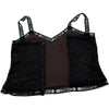 シャネル CHANEL 総ロゴレースカーディガン＆キャミソール＆スカートセット P12215 ブラック コットン レディース セットアップ