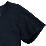 シャネル CHANEL カメリアロゴ半袖サマーニットシャツ P11276 ブラック シルク レディース 半袖シャツ
