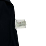 シャネル CHANEL カメリアロゴ半袖サマーニットシャツ P11276 ブラック シルク レディース 半袖シャツ