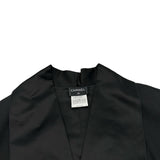 シャネル CHANEL ココマークボタンベスト P13320 ブラック コットン レディース ベスト