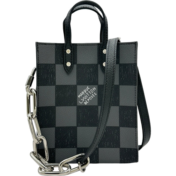 ルイ・ヴィトン LOUIS VUITTON サックプラXS N60479 ブラック ダミエ