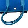 エルメス HERMES ガーデンパーティTPM Z刻印 ブルーゼリージュ/ブルーザンジバル シルバー金具 トワル/ネゴンダ レディース ハンドバッグ