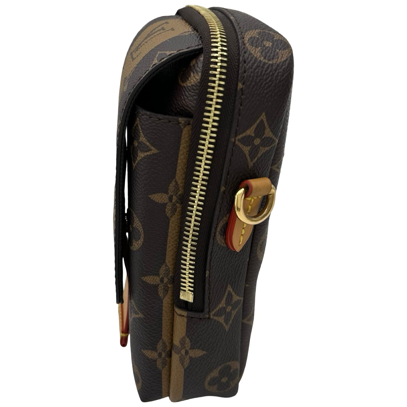 新品未使用品 LOUIS VUITTON ×NIGO ダブルフォンポーチ Louis Vuitton x Nigo Double Phone Pouch Damier Ebene Giant Brown