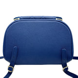 シャネル CHANEL マトラッセバックパック A93748 24番台 ブルー/ゴールド金具 キャビアスキン レディース リュック・デイパック