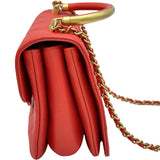 シャネル CHANEL マトラッセ2wayハンドバッグ AS0626 28番台 レッド/ゴールド金具 ラムスキン レディース ショルダーバッグ