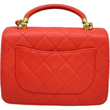 シャネル CHANEL マトラッセ2wayハンドバッグ AS0626 28番台 レッド/ゴールド金具 ラムスキン レディース ショルダーバッグ