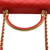 シャネル CHANEL マトラッセ2wayハンドバッグ AS0626 28番台 レッド/ゴールド金具 ラムスキン レディース ショルダーバッグ
